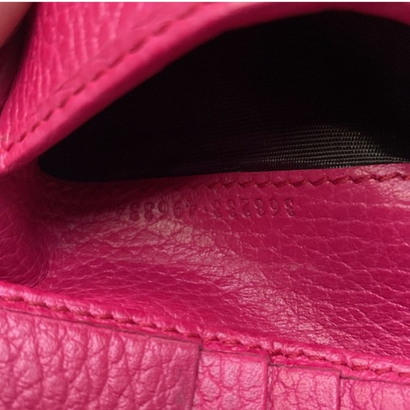 GUCCI PINK COMPACT WALLET - Picture 11 of 11